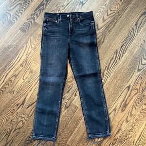 Gap High rise skinny black jeans